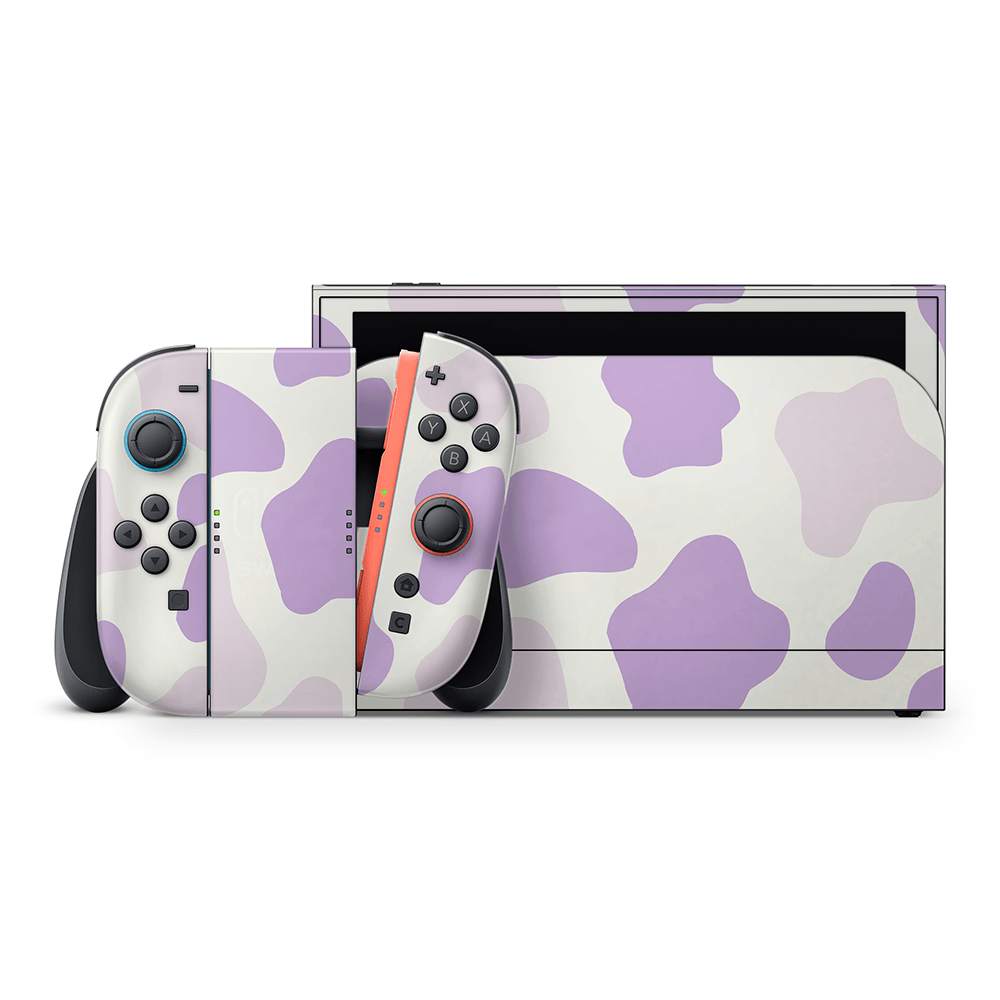 Lavender Moo Moo Nintendo Switch 2 Decal Skin