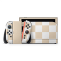Latte Checkered Nintendo Switch 2 Decal Skin