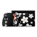 Monochrome Daisy Nintendo Switch 2 Decal Skin