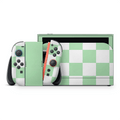 Matcha Checkered Nintendo Switch 2 Decal Skin