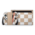 Espresso Checkered Nintendo Switch 2 Decal Skin