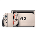 Light Creme Nintendo Switch 2 Decal Skin