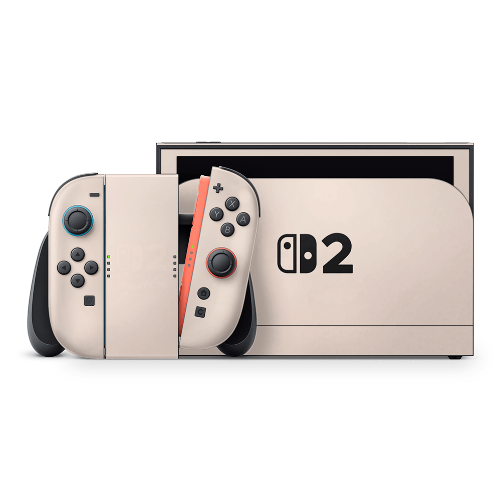 Light Creme Nintendo Switch 2 Decal Skin