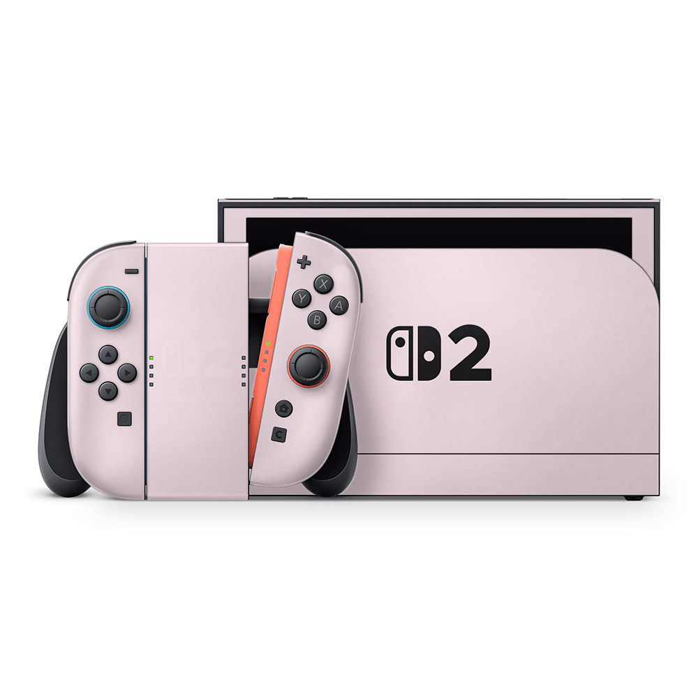 Baby Pink Nintendo Switch 2 Decal Skin