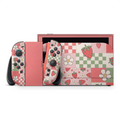 Strawberry Patchwork Nintendo Switch 2 Decal Skin