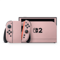 Mauve Pink Nintendo Switch 2 Decal Skin