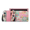 Butterfly Patchwork Nintendo Switch 2 Decal Skin