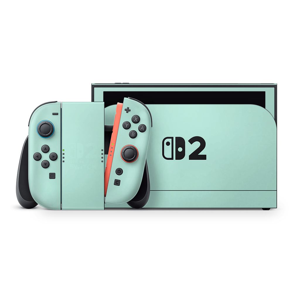 Pastel Mint Nintendo Switch 2 Decal Skin