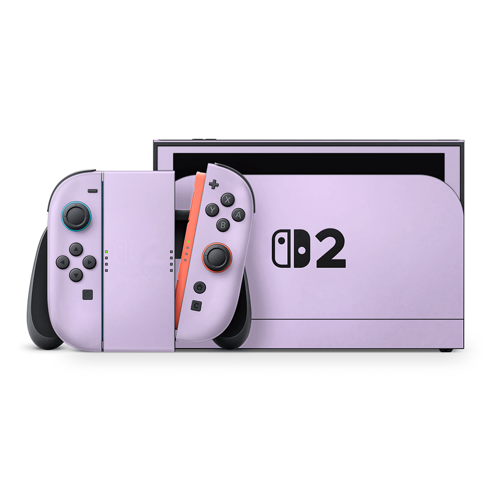 Pastel Lilac Nintendo Switch 2 Decal Skin