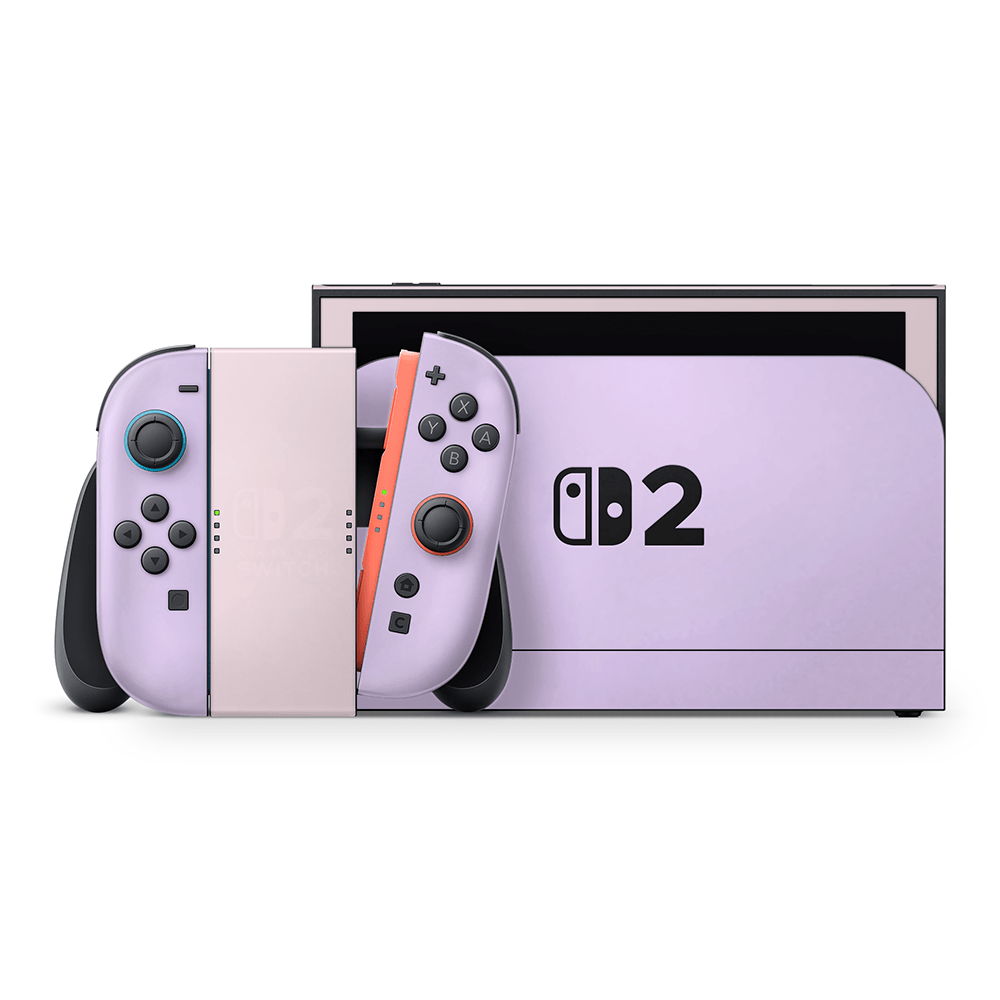 Ube Rose Swirl Nintendo Switch 2 Decal Skin