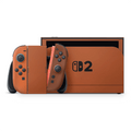 Burnt Orange Nintendo Switch 2 Decal Skin
