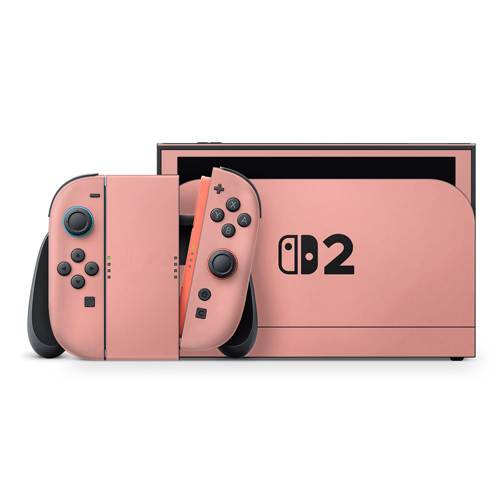 Summertime Coral Nintendo Switch 2 Decal Skin