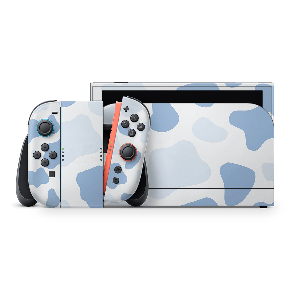 Blueberry Moo Moo Nintendo Switch 2 Decal Skin