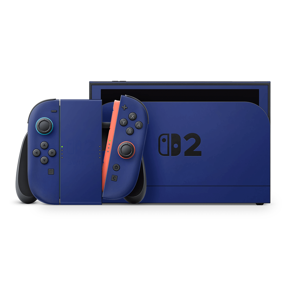 Royal Blue Nintendo Switch 2 Decal Skin