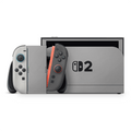 Faded Grey Nintendo Switch 2 Decal Skin