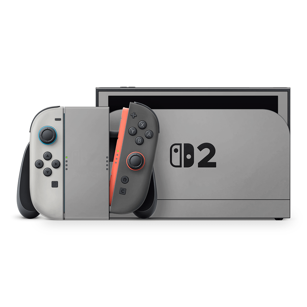 Faded Grey Nintendo Switch 2 Decal Skin