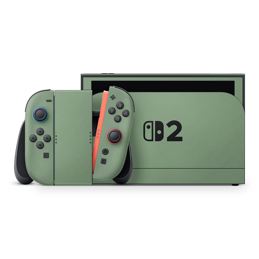 Juniper Green Nintendo Switch 2 Decal Skin
