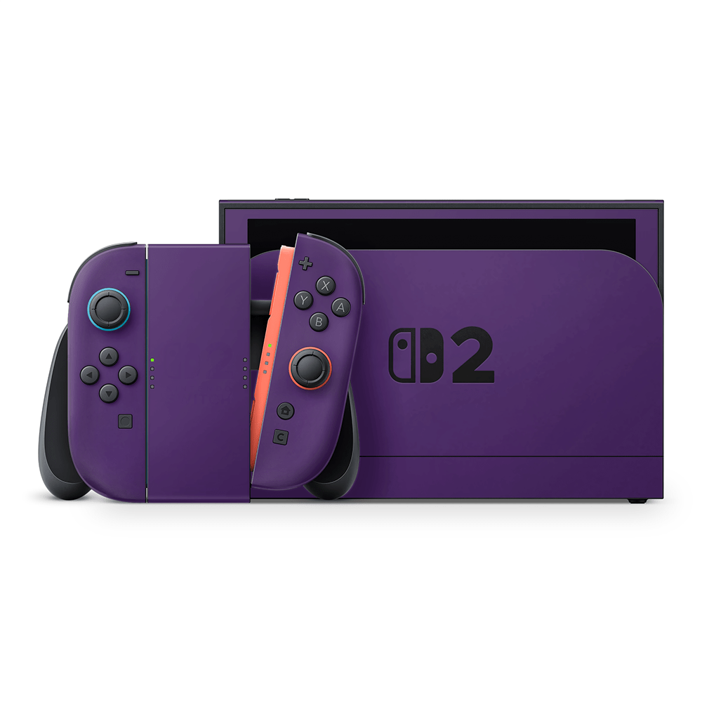 Deep Purple Nintendo Switch 2 Decal Skin