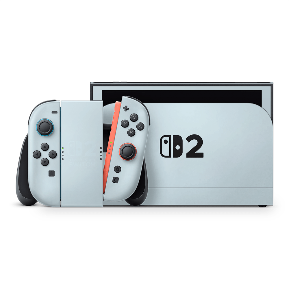 Icy Blue Nintendo Switch 2 Decal Skin