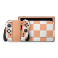 Thai Tea Checkered Nintendo Switch 2 Decal Skin