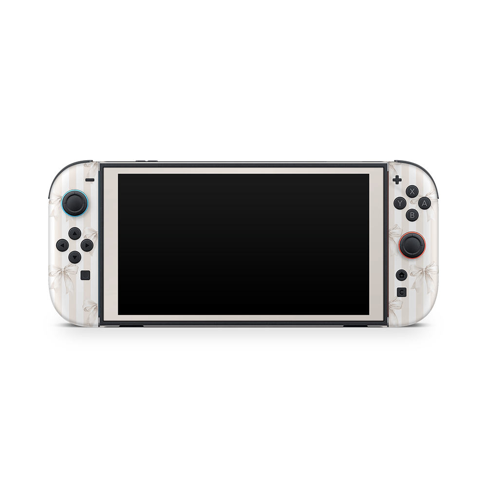 Linen Bows Nintendo Switch 2 Decal Skin