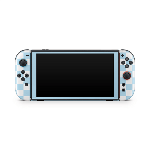 Blueberry Checkered Nintendo Switch 2 Decal Skin