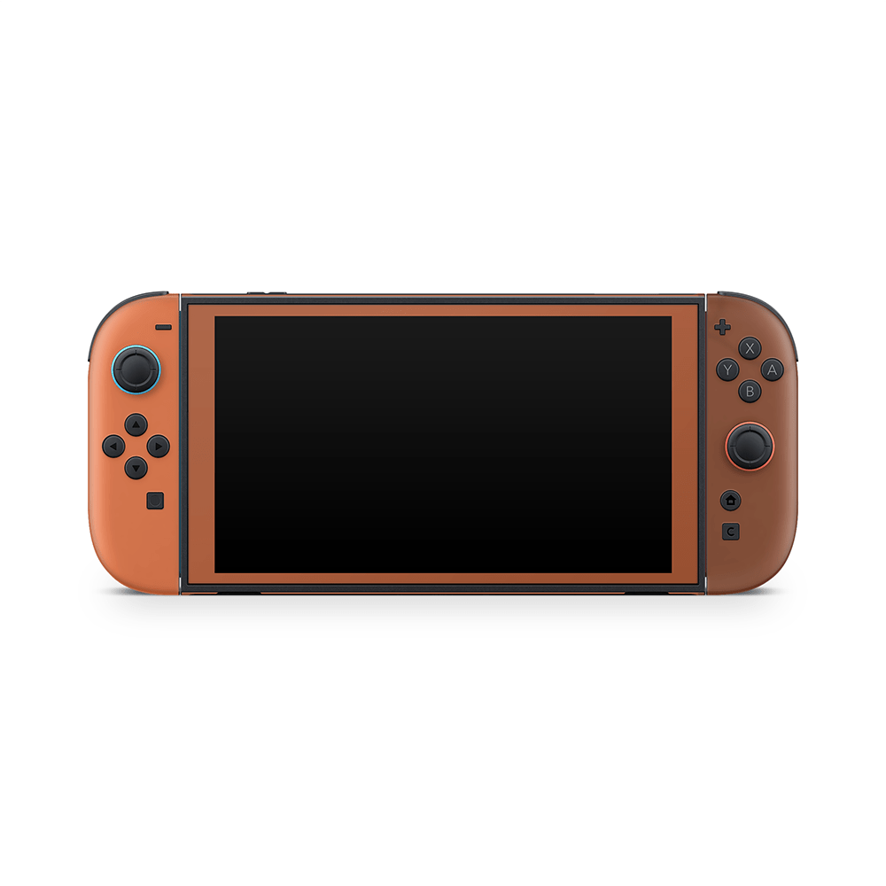 Burnt Orange Nintendo Switch 2 Decal Skin