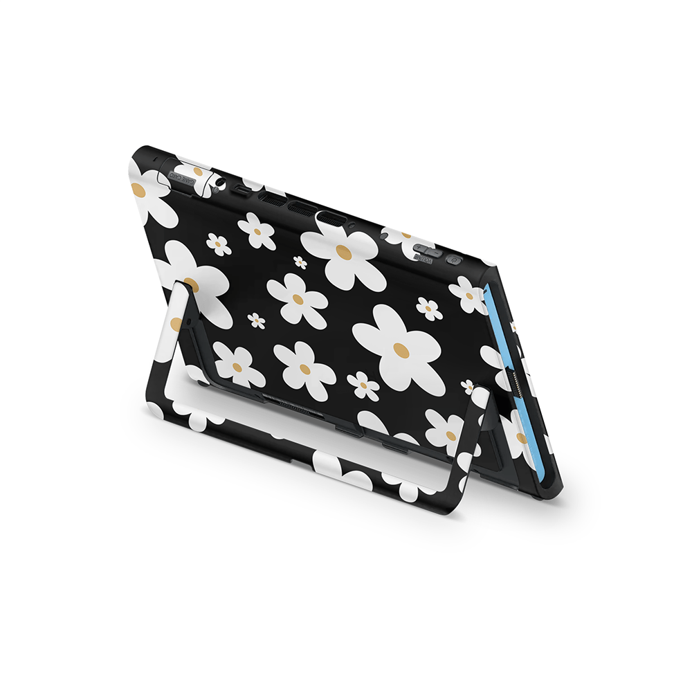 Monochrome Daisy Nintendo Switch 2 Decal Skin