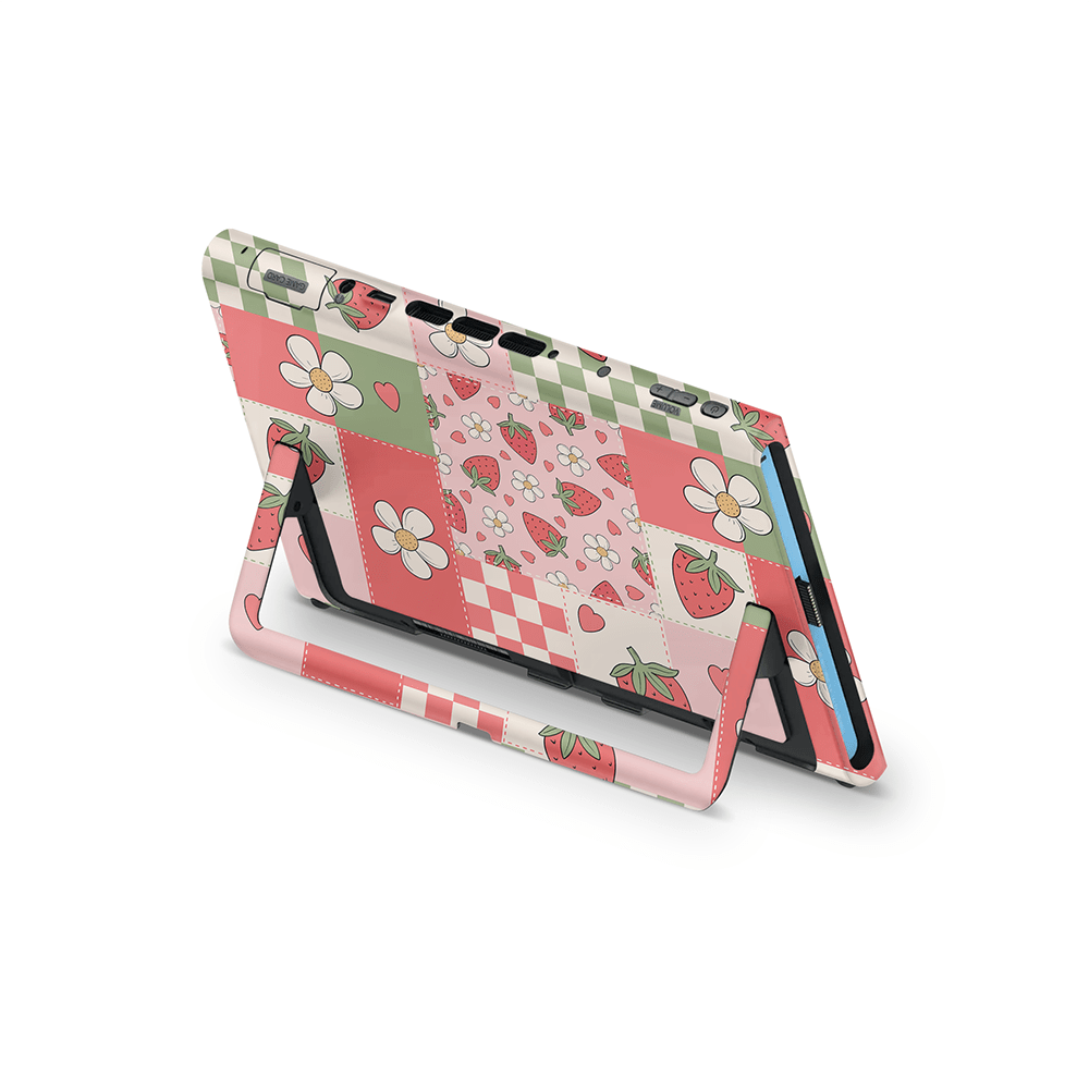 Strawberry Patchwork Nintendo Switch 2 Decal Skin