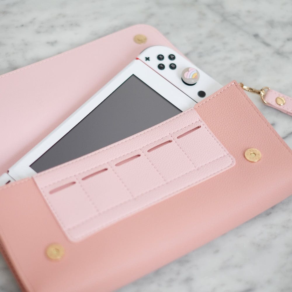 Blush Nintendo Switch Travel Pouch (3 Sizes Available)