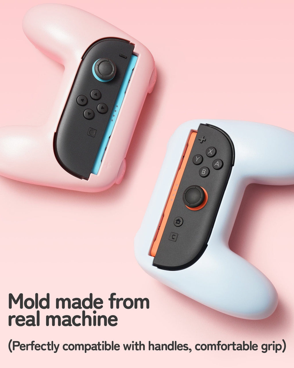 Geekshare NS2 Joycon Enhanced Grip (Pink + Blue)