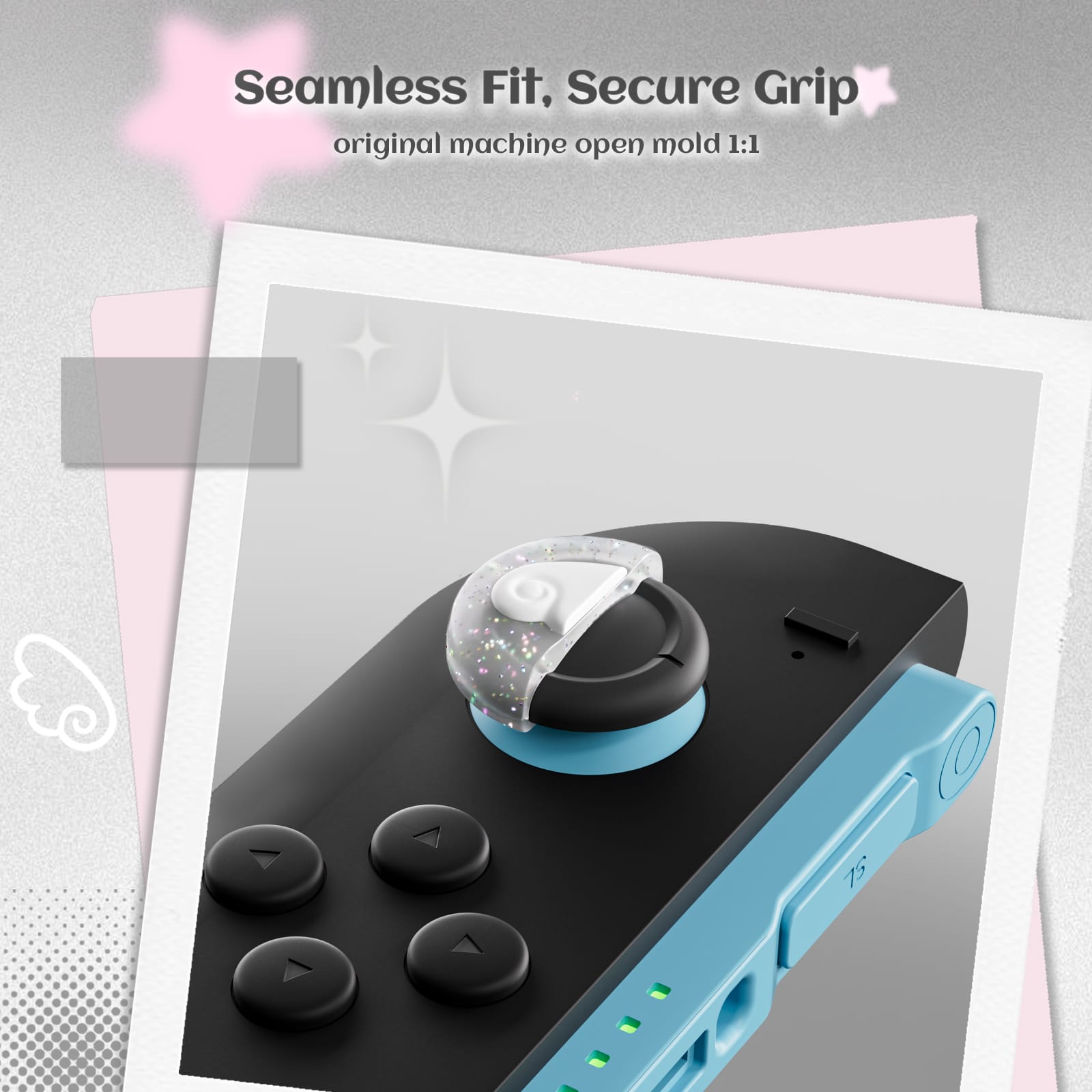 GeekShare Soap Bubble Joystick Cap for Switc 2