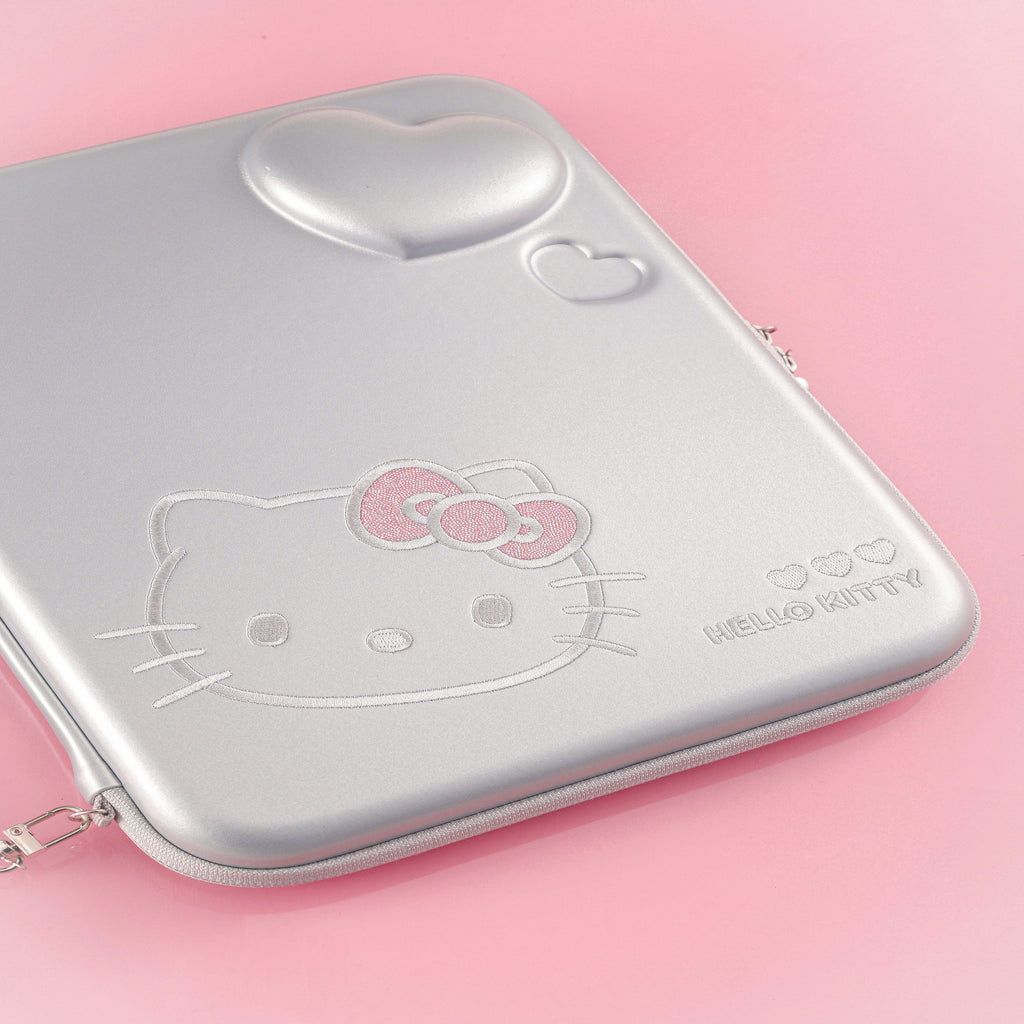 Hello Kitty Shining Silver Heart iPad Sleeve