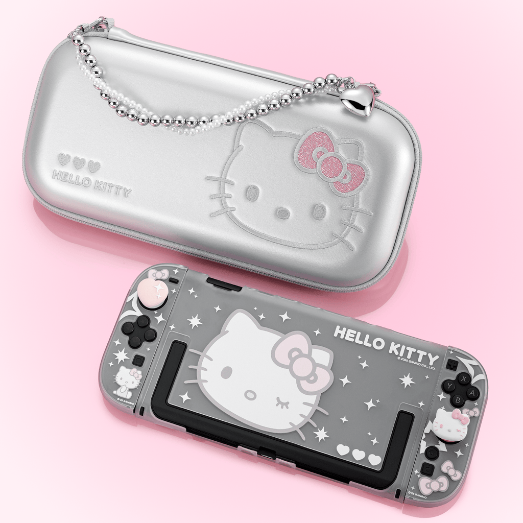 Hello Kitty Sparkling Silver Heart Collection for Switch 2