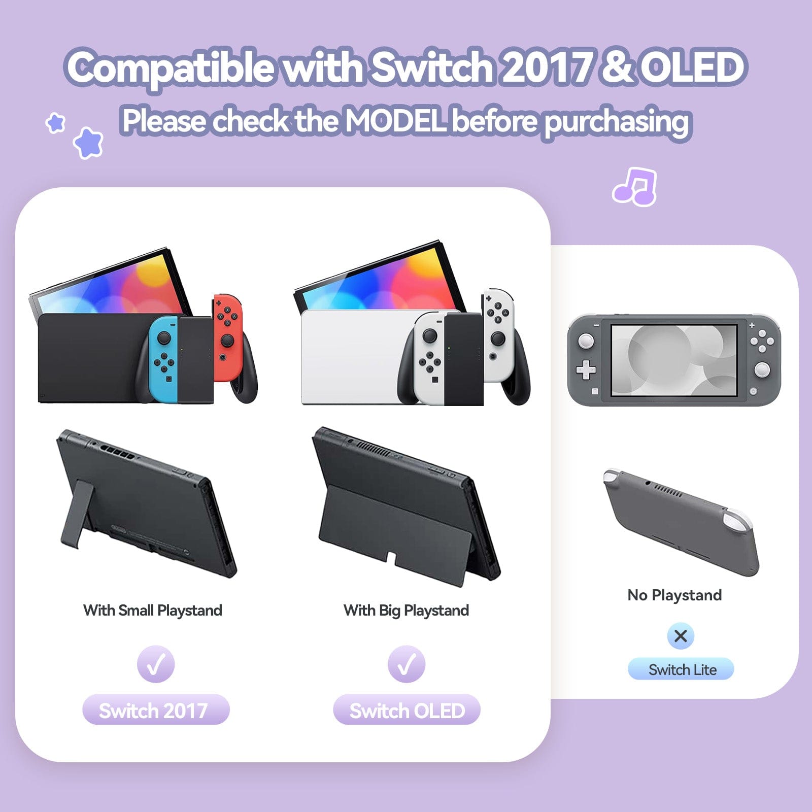 GeekShare x Sanrio  Grips for  Switch/OLED Joy-Con