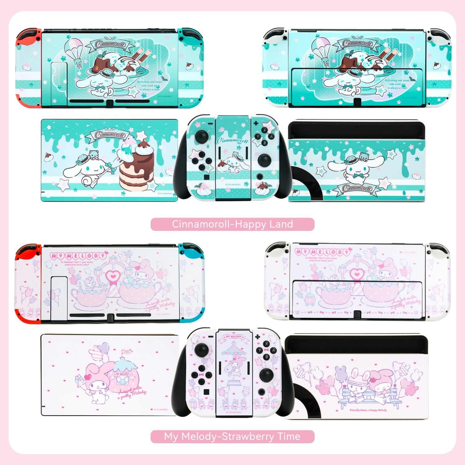 GeekShare x Sanrio Switch & OLED Stickers