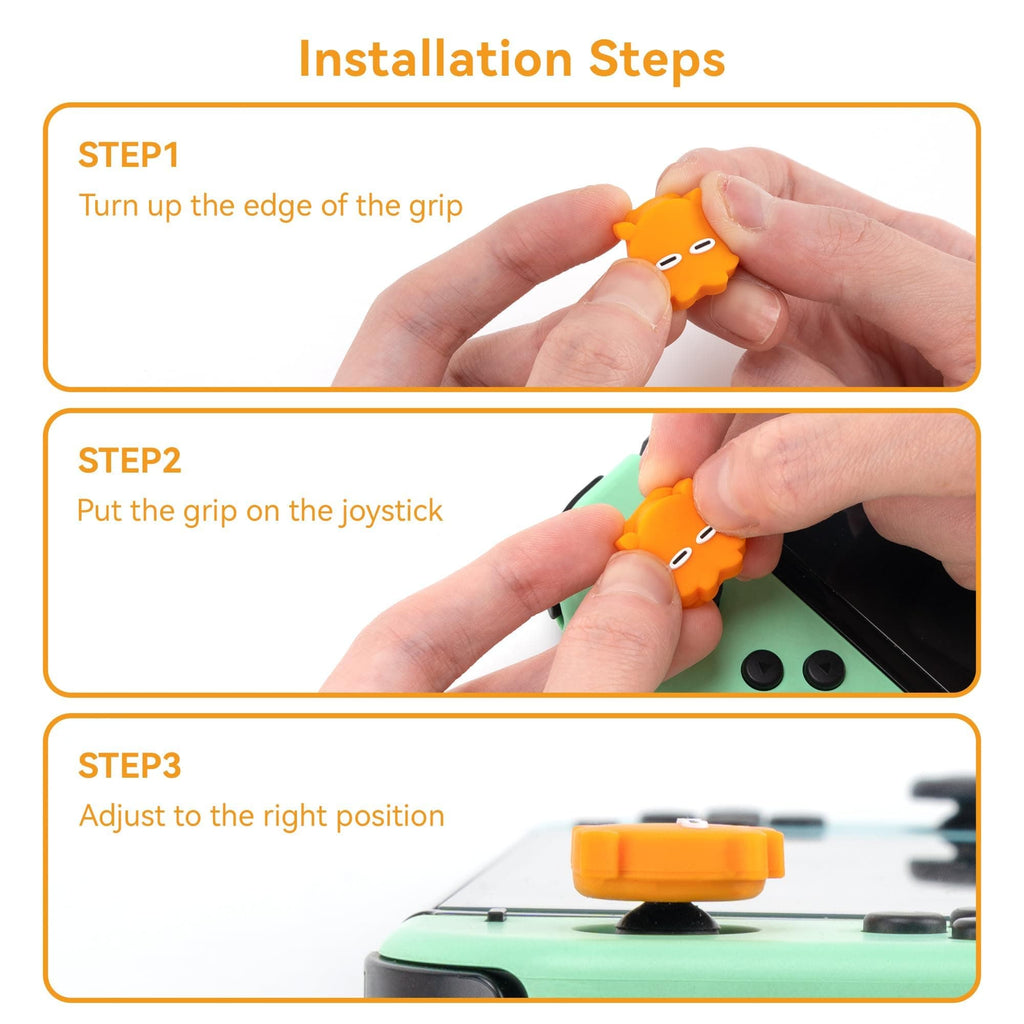 GeekShare Sleepy Octopus Thumb Grip Caps for switch/oled/lite