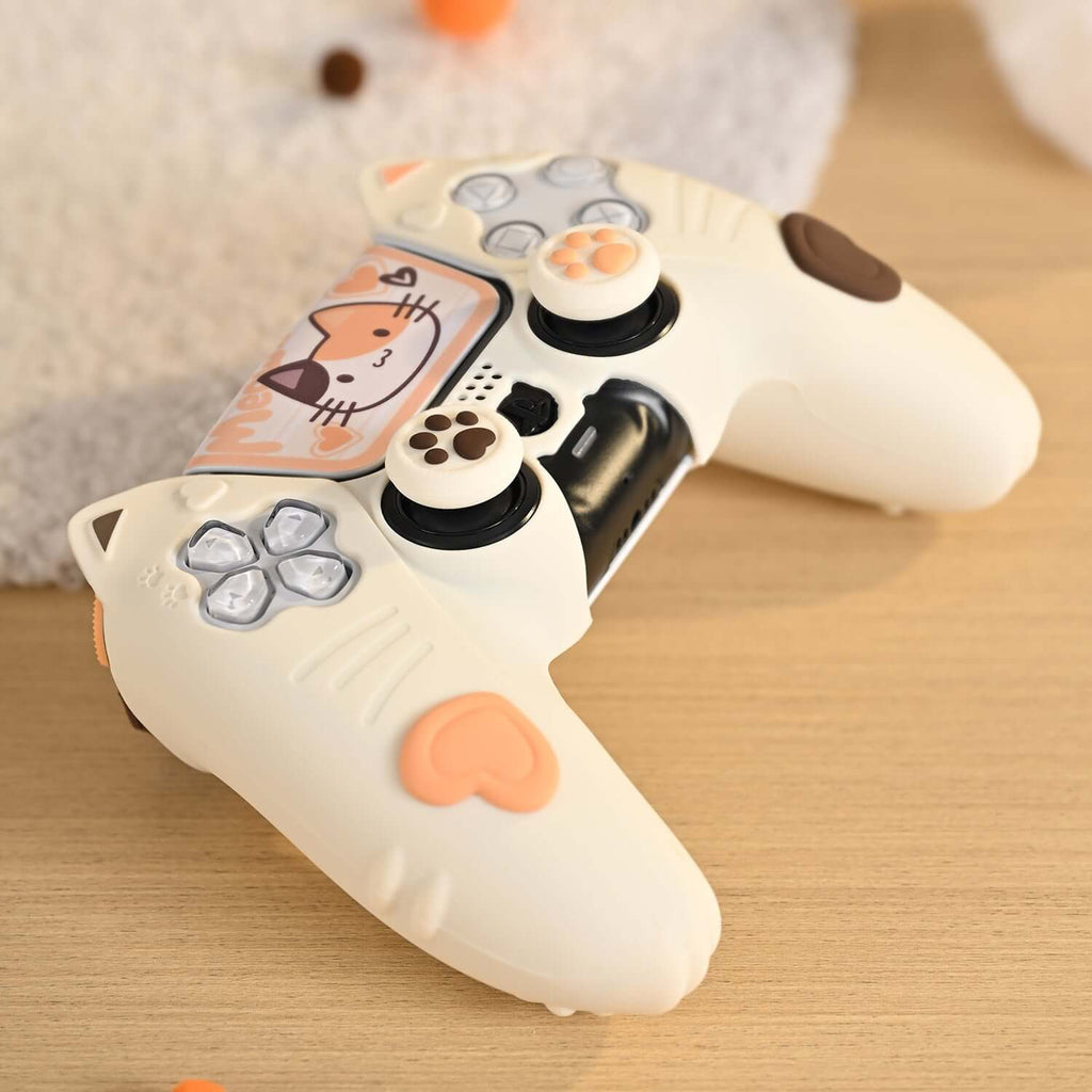 GeekShare Calico Cat Gaming Console Skin for PS5 & Xbox