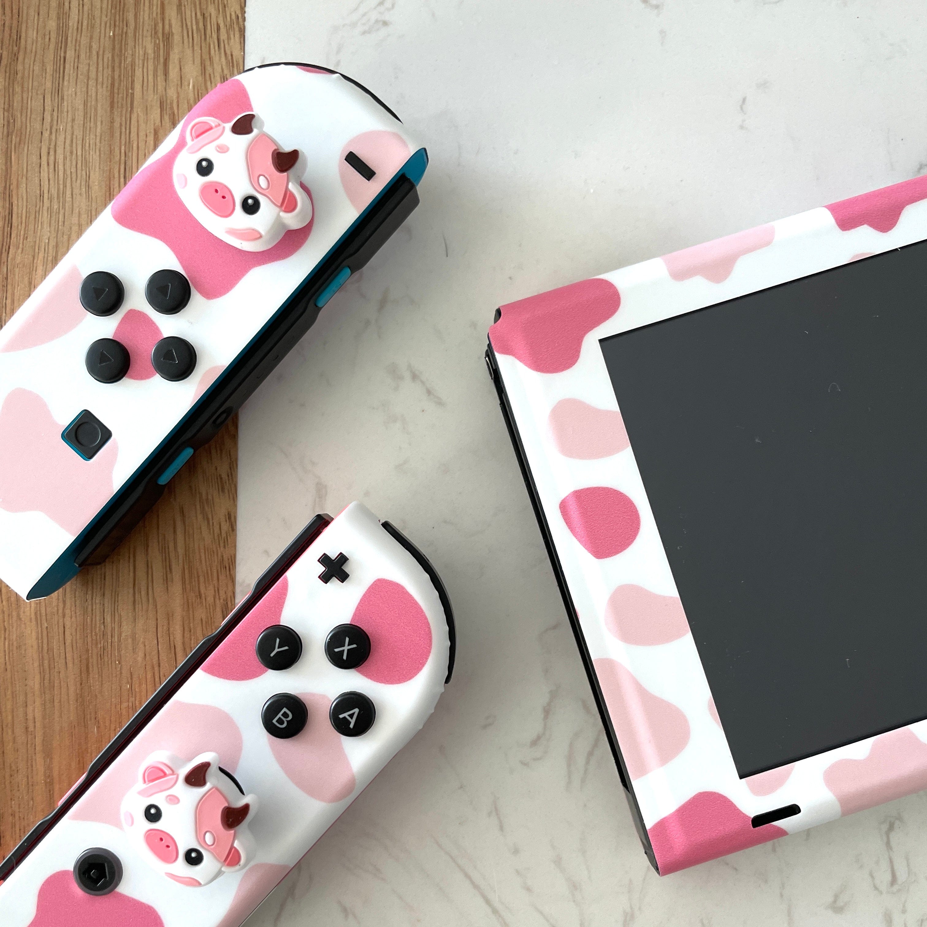 Strawberry Milk Moo Moo Thumb Grips (3 Sizes Available)