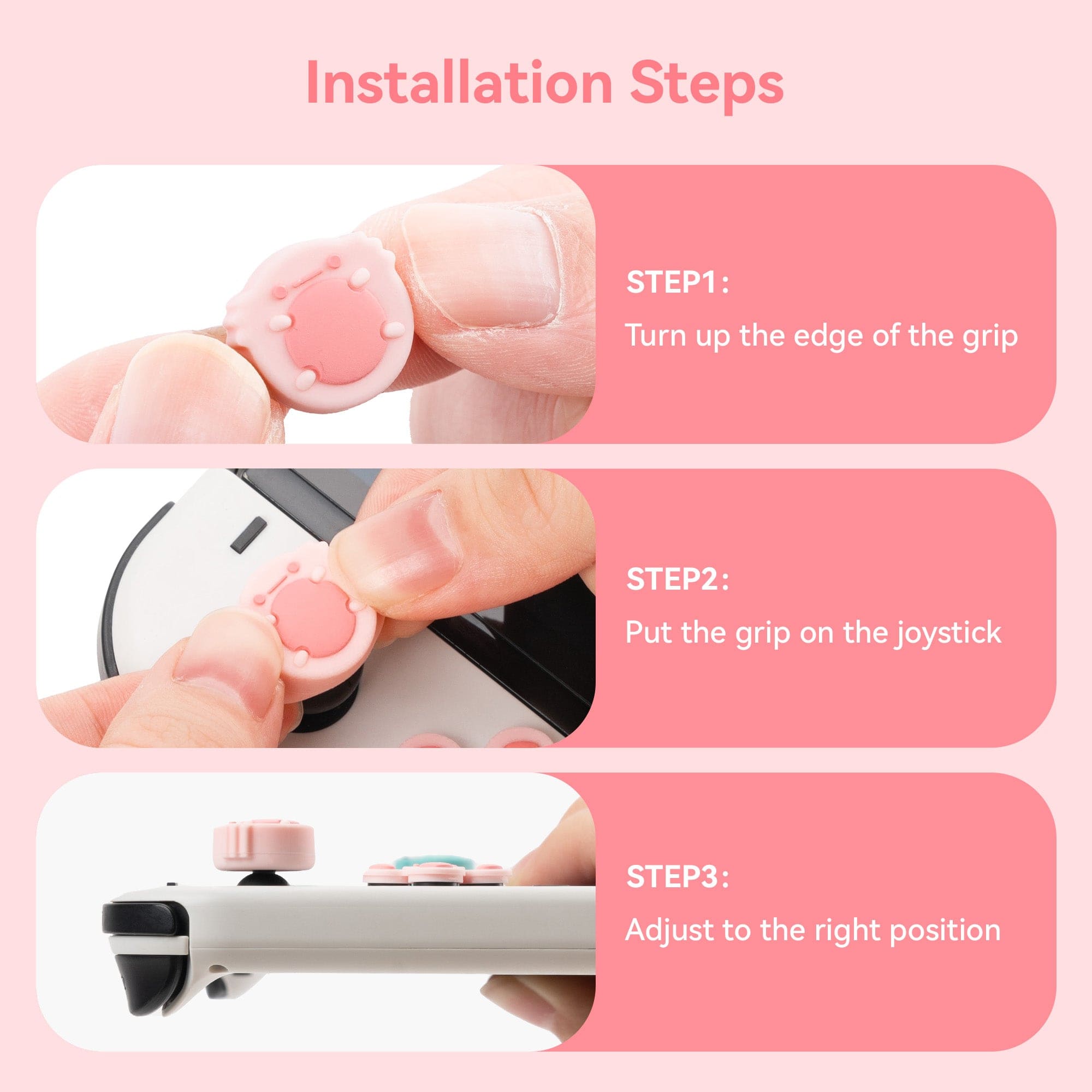 GeekShare Frog Thumb Grip Caps for Switch 2